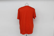Load image into Gallery viewer, M&S Marks & Spencer Ladies Orange Short Sleeve Voop Neck T-Shirt UK16 RRP15 NEW