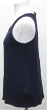 Load image into Gallery viewer, M&S Marks & Spencer Ladies Navy Blue Sleeveless Vest Top UK20 RRP12.5 NEW