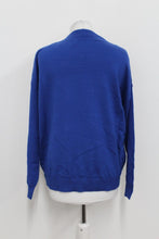 Load image into Gallery viewer, M&S Ladies Navy Blue V Neck Long Sleeve Sweater Jumper Medium NEW RRP19.5