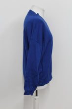 Load image into Gallery viewer, M&S Ladies Navy Blue V Neck Long Sleeve Sweater Jumper Medium NEW RRP19.5