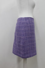 Load image into Gallery viewer, M&S Marks & Spencer Ladies Lilac Purple Tweed Mini Skirt UK10 RRP39.5 NEW