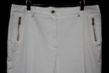 Load image into Gallery viewer, M&S Marks & Spencer Ladies Soft White Ellis Zip Trousers UK16 RRP39.5 NEW