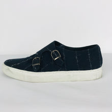 Load image into Gallery viewer, Cedric Charlier Women's Low Slip On Shoes Trainers | UK7 EU40 | Navy