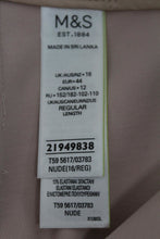 Load image into Gallery viewer, M&S Marks & Spencer Ladies Nude Pink Straight Trousers UK16 RRP39.5 NEW