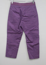 Load image into Gallery viewer, M&S Marks & Spencer Ladies Heather Purple Slim Crop Trousers UK6 RRP22.5 NEW