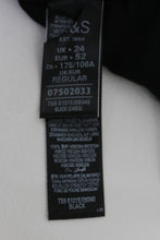 Load image into Gallery viewer, M&S Marks & Spencer Ladies Black Satin Wide Leg Trousers UK24 RRP39.5 NEW