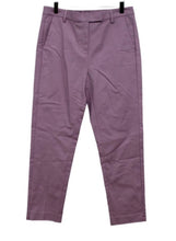 Load image into Gallery viewer, M&S Marks & Spencer Ladies Pale Mauve Pink 7/8 Slim Trousers UK12 RRP25 NEW
