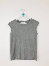 Load image into Gallery viewer, Calvin Klein Womens Knit Sleeveless Top Vest | S | Grey