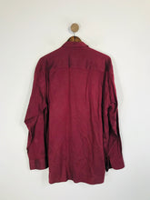 Load image into Gallery viewer, Versace Men's Metallic Button-Up Shirt | XL | Red