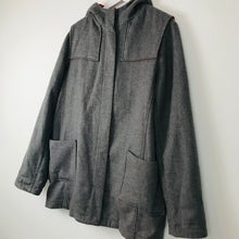 Load image into Gallery viewer, Aquascutum Womens Hooded Duffle Coat | 50 L | Grey