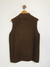 Load image into Gallery viewer, Selective Women's Merino Knit Vest | UK14 | Brown