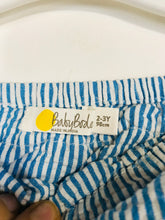 Load image into Gallery viewer, Boden Kid's Striped Rainbow Print A-Line Dress | 2-3 Years | Blue