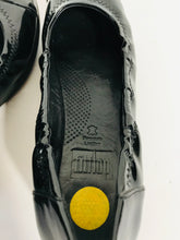 Load image into Gallery viewer, Fitflop Women's Patent Leather Slip-on Shoes | EU38 UK5 | Black