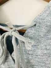 Load image into Gallery viewer, Victoria’s Secret Women’s Wide Neck Hoodie Jumper | S | Grey Blue