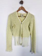 Load image into Gallery viewer, Out of Xile Women's Silk Knit Cardigan | UK14 | Yellow