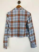 Load image into Gallery viewer, Vans Women's Check Gingham Crop Button-Up Shirt | S UK8 | Multicoloured