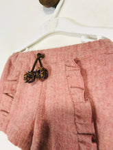 Load image into Gallery viewer, Zara Kid's Wool Ruffle Mid-Length Shorts | 9-12 months | Pink