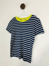Load image into Gallery viewer, Mini Boden Kid's Striped T-Shirt | 7 years | Blue