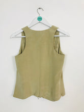 Load image into Gallery viewer, Cerruti 1881 Women’s 100% Silk Sleeveless Blouse | FR40 UK 10-12 | Brown