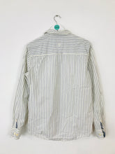 Load image into Gallery viewer, Fat Face Men’s Pin-Stripe Long Sleeve Shirt | M | White