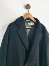 Load image into Gallery viewer, Marella Women's Cashmere Wool Overcoat Coat | UK14 | Black