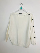 Load image into Gallery viewer, Mint Velvet Women’s Oversized Knitted Jumper | UK10-12 | White
