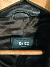 Load image into Gallery viewer, Reiss Men's Leather Double Breasted Jacket | L | Brown