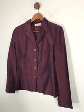 Load image into Gallery viewer, Caractere Women's Vintage Blazer Jacket | UK14 | Purple