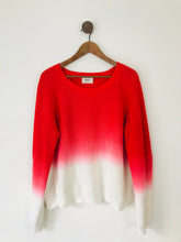 Load image into Gallery viewer, Hush Women’s Ombre Oversized Knit Jumper | XL UK16 | Red Pink
