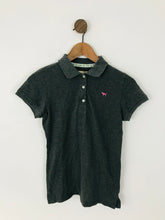 Load image into Gallery viewer, Victoria’s Secret PINK Women’s Distressed Polo Shirt Top | S | Grey