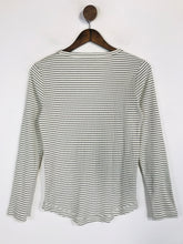 Load image into Gallery viewer, You Must Create Women's Striped Waffle Knit T-Shirt | S UK8 | Multicoloured