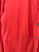 Load image into Gallery viewer, J.Jill Women's Jersey Button-Up Shirt | L | Pink