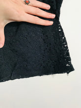 Load image into Gallery viewer, Hollister Women's Crop Lace Tank Top | XS UK6-8 | Black