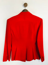 Load image into Gallery viewer, DKNY Women's Wool Smart Blazer Jacket | US8 UK12 | Red