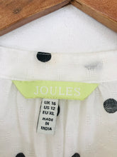 Load image into Gallery viewer, Joules Women's Polka Dot, Sleeveless Blouse | UK16 | White