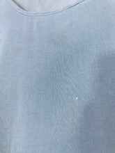 Load image into Gallery viewer, Sunny Girl Women's Ruffle Sheer Mini Dress | UK12 | Blue