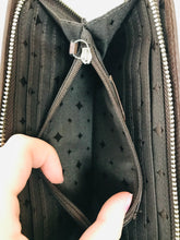 Load image into Gallery viewer, Fossil Women’s Clutch Zip Purse Wallet | Small | Brown