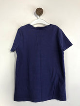 Load image into Gallery viewer, Mini Boden Kid's Cotton Rocket T-Shirt | 5-6 Years | Blue