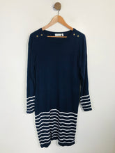 Load image into Gallery viewer, Jojo Maman Bébé Women's Striped Maternity Sheath Dress | M UK10-12 | Blue