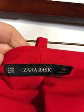 Load image into Gallery viewer, Zara Women's High Waist Casual Trousers | M UK10-12 | Red