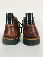 Load image into Gallery viewer, Chrome Men's Leather Lace Up Ankle Boots | UK9 | Brown