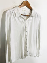 Load image into Gallery viewer, White Stuff Women's Boho Button-Up Shirt | UK14 | White