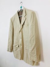 Load image into Gallery viewer, Butler & Webb Men’s Suit Jacket Blazer | 42 L-XL | Beige