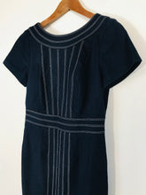 Load image into Gallery viewer, Boden Women's Midi Sheath Dress | UK10 | Blue