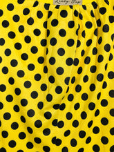 Load image into Gallery viewer, Lindy Bop Women's Polka Dot Ruched Sheath Dress | UK12 | Yellow