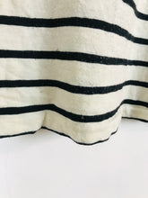 Load image into Gallery viewer, Ralph Lauren Womens Stripe T-shirt | UK10 | Black and cream