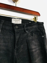 Load image into Gallery viewer, Frame Women's Distressed Slim Jeans | W28 UK10 | Black
