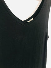 Load image into Gallery viewer, Hush Women's V neck Tank Top | M UK10-12 | Black