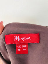 Load image into Gallery viewer, Monsoon Women's Silk Ruched Sleeveless Camisole Top | UK16 | Brown