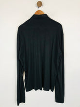 Load image into Gallery viewer, Hugo Boss Men's Cotton Long Sleeve Polo Shirt | L | Black